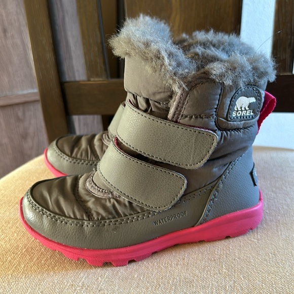 Sorel Other - Sorel Kids Girls Toddler Whitney Strap Waterproof Winter Snow Boots Size 11